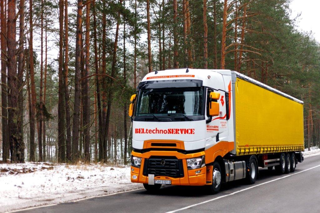 Автопарк транспортной компании Белтехносервис
